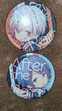 After the Rain 缶バッジ まふまふ そらる 2種セット - メルカリ