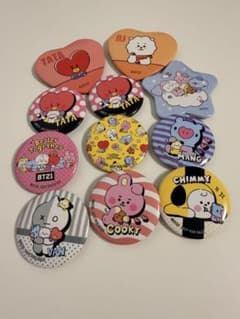 BT21 캔 배지 정리 판매