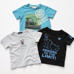 ムージョンジョン　など　Ｔシャツ　３枚セット　ベルメゾン ダディオダディ　100のサムネイル