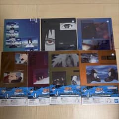 NARUTO 이치 반 쿠지 J상 클리어 파일&스티커 전종 컴플리트 세트