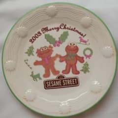 ★【早い者勝ち！超激レア】セサミストリート限定クリスマス皿クリスマスプレート ☆【早い者勝ち！超激レア】セサミストリート限定クリスマス皿