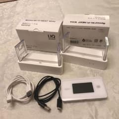 WiMAX WX06 & クレードル2台 & Cタイプケーブル2本のサムネイル