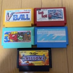 ファミコン ソフト 5本セット まとめ売りのサムネイル