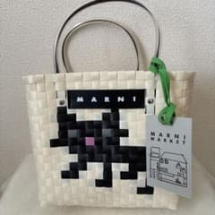 ☆新品未使用 MARUNI マルニかごバッグ ホワイトネコ【大人気商品