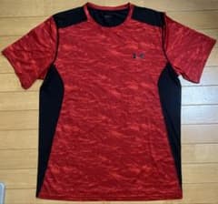 UNDER ARMOUR Tシャツ XXL レッド/ブラック　半袖のサムネイル