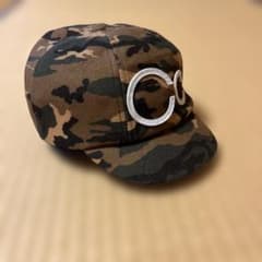 サイクルキャップ　秋冬用　カモフラージュ柄 キャップ CCロゴのサムネイル