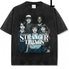 STRANGER THINGS 스트레인저싱스 빈티지 가공 T셔츠