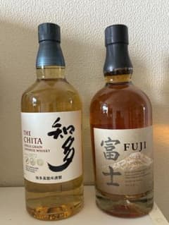 サントリー 知多 ＆ キリン 富士 シングルモルト ウイスキー 2本セット サントリー 知多 ＆ キリン 富士 シングルモルト ウイスキー 2本セット