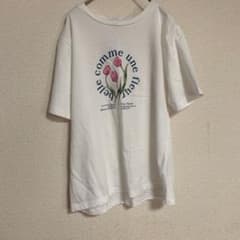 アフタヌーンティー チューリッププリント 半袖Tシャツ ホワイトのサムネイル
