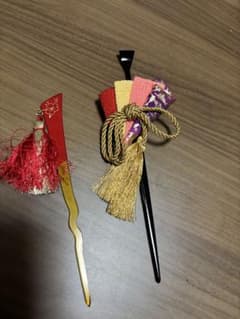 和装 髪飾り かんざし 2点セットのサムネイル