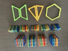 マグビルド 知育玩具 磁石ブロック マグフォーマー ピタゴラス - メルカリ