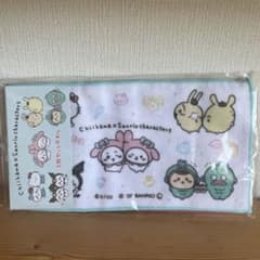 ちいかわxサンリオキャラクターズ3枚セットハンドタオル（なかよし）のサムネイル
