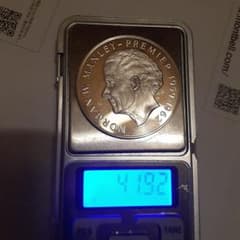 ノーマン・W・マンリー ジャマイカ5ドルプルーフ超大型銀貨 ノーマン・W・マンリー ジャマイカ5ドルプルーフ超大型銀貨 - メルカリ