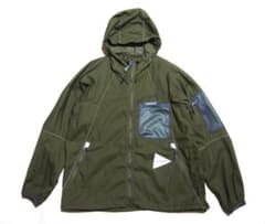and wander アンドワンダー Breath Rip Hoodie WM