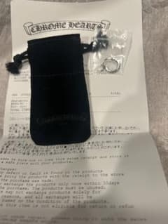 A*。様 新品 クロムハーツ フープピアス HOOP TFL SML インボイス