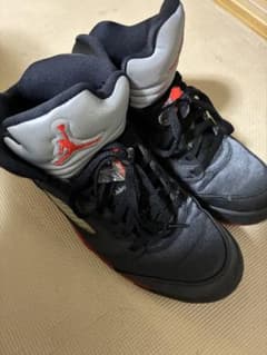 NIKE AIR JORDAN 5 スニーカー ブラック レッドのサムネイル