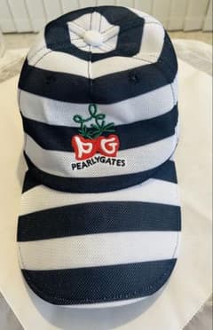 【美品】PEARLY GATES ボーダー柄 キャップ 帽子のサムネイル