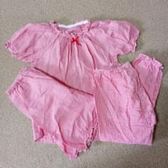キッズ 半袖パジャマ 130㎝ 上下 3点セット 夏用のサムネイル