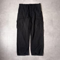 【美品】RRL ミリタリーカーゴパンツ 34×30 フェードブラック ポプリン 美品】RRL ミリタリーカーゴパンツ 34×30 フェードブラック ポプリン