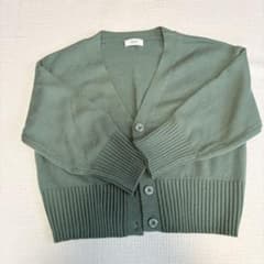 BEAMS HEART カーディガン 長袖 グリーンのサムネイル