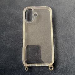 ショルダーストラップ付 クリアケース iPhone16用のサムネイル