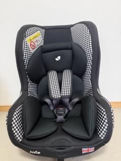 Joie 車用チャイルドシート ブラック　チェック柄 ✨美品✨Joie 車用チャイルドシート ブラック・チェック柄 - メルカリ