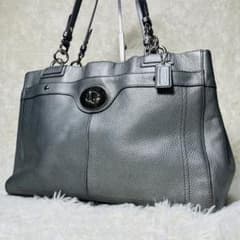 希少 COACH コーチ ペネロピ キャリーオール ターンロック オール