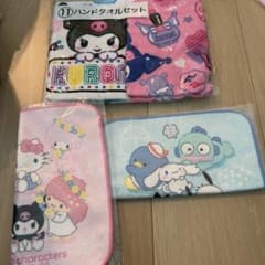 サンリオキャラクターズ ハンドタオルセットのサムネイル