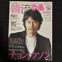 韓流ぴあ 2010年初春号チョン・ウソン 特集のサムネイル