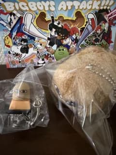 芋セット　マエスケ　LEDキーキャップキーホルダー ＋ ぬいぐるみキーホルダーのサムネイル