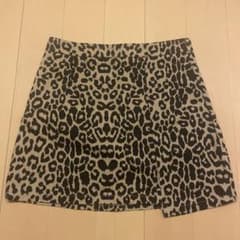 ヒョウ柄 ミニ丈 台形スカートのサムネイル