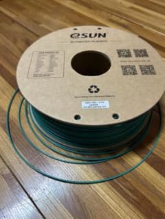値下げいたします！eSUN 3Dプリンター用フィラメント 緑のサムネイル