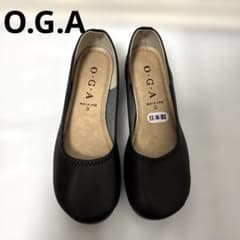 오지에이 일본제 웨지 구두창 펌프스 블랙 22.0-22.5 cm