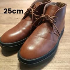 【美品】 ハイカットブーツ ブラウン 25cmのサムネイル