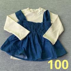 新品未使用　女の子　長袖ロンTトップス　100センチのサムネイル