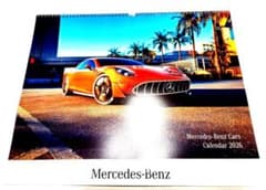 Mercedes-Benz Cars カレンダー 2026のサムネイル