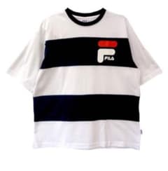 FILA(フィラ) メンズ 81 切替ボーダーTEE Ｔシャツのサムネイル