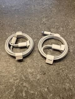 純正 Apple Lightning ケーブル 2本セットのサムネイル