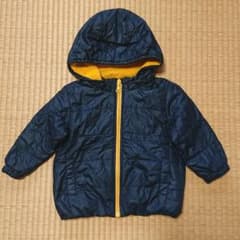【ユニクロ】ライトウォームパデットパーカ 90cmのサムネイル