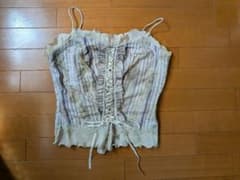 vucan レースアップ ビスチェのサムネイル