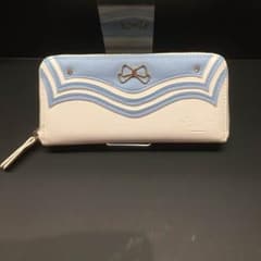 ☆かわいいセーラー服風デザイン☆ 長財布 ブルー×ホワイトのサムネイル
