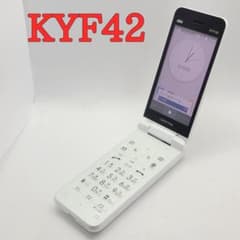 ☆simフリー☆ GRATINA KYF42 au ホワイト 京セラ 携帯 - メルカリ