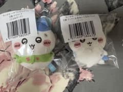 ちいかわ ハチワレだらけくじ マスコット ぬいぐるみバッジ 2点セットのサムネイル