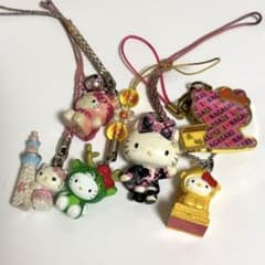 ハローキティ ストラップ うきわ 傷あり メルカリ便 ハローキティ ストラップ 汚れあり 6個セット - メルカリ