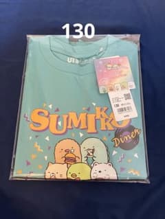 ☆ 130 사이즈 스미코 구라시 유니클로 그래픽 T 셔츠 그린