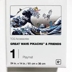 GREAT WAVE PIKACHU & FRIENDS 카츠 시카 호쿠사이 플레이 매트
