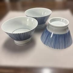 くらわんか飯碗　波佐見焼　無印良品　大3個　小2個セット　廃番品 m28376950053_1.jpg?1775422885