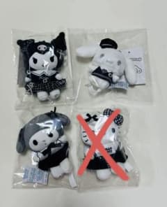 Ting　サンリオ モノトーン シリーズ ぬいぐるみ マスコット3点セット Ting様専用 サンリオ モノトーン シリーズ ぬいぐるみ マスコット3点