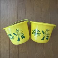 ゼスプリ キウイブラザーズ バケツ 黄色2個セットのサムネイル