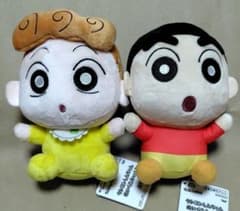 크레용 신짱 봉제인형 2종 세트